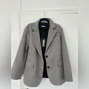 Apparis grey Celine coat blazer NWT
